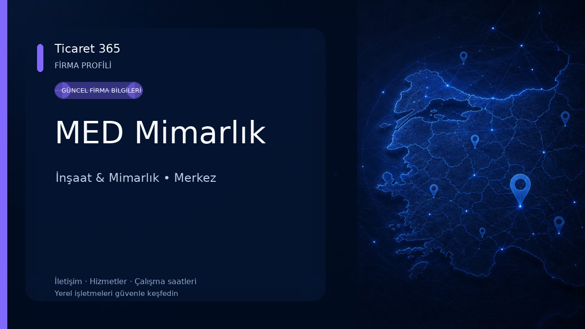 MED Mimarlık İnşaat & Mimarlık