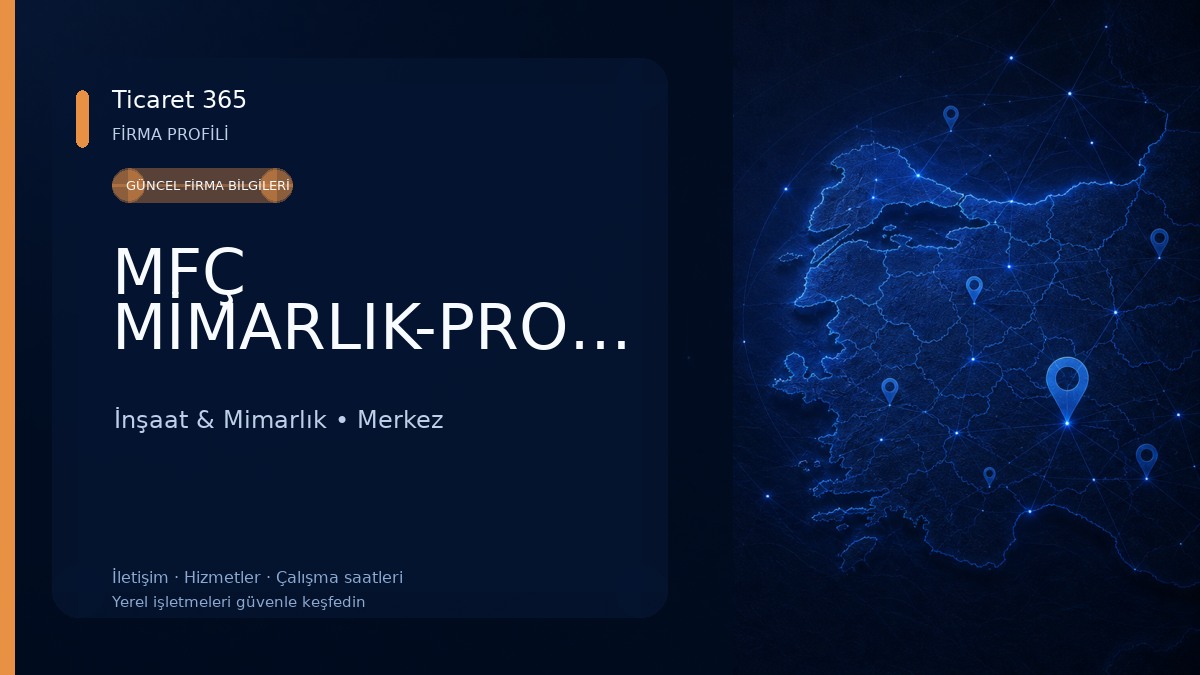 MFÇ MİMARLIK-PROJE-TAAHHÜT-İNŞAAT İnşaat & Mimarlık
