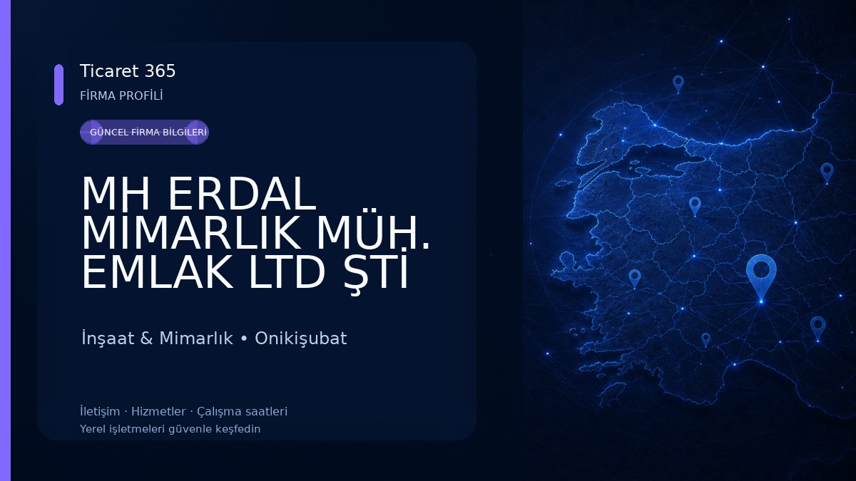 MH ERDAL MİMARLIK MÜH. EMLAK LTD ŞTİ İnşaat & Mimarlık