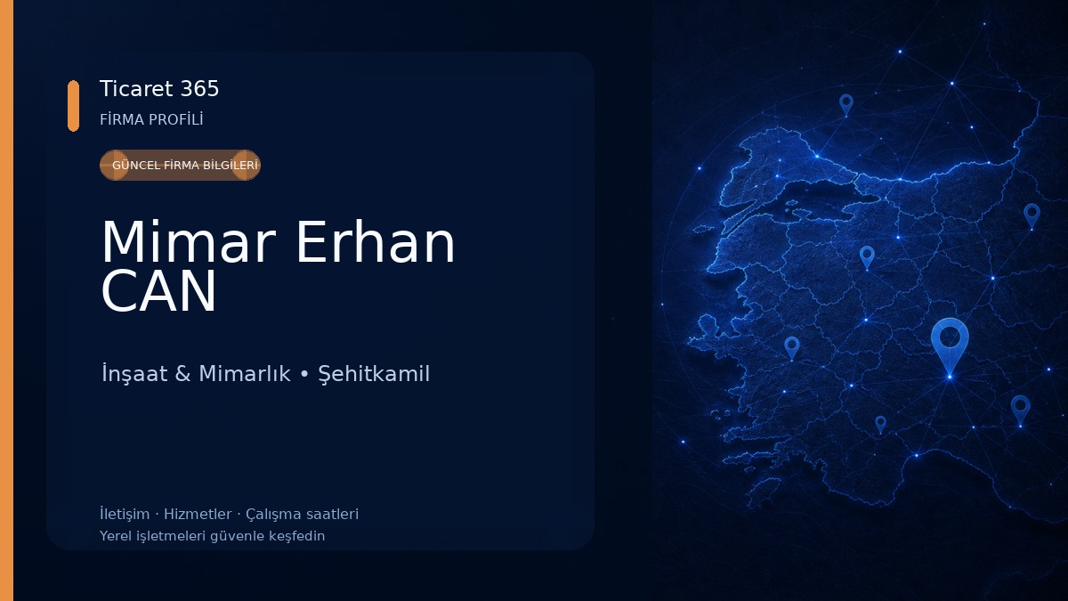 Mimar Erhan CAN İnşaat & Mimarlık
