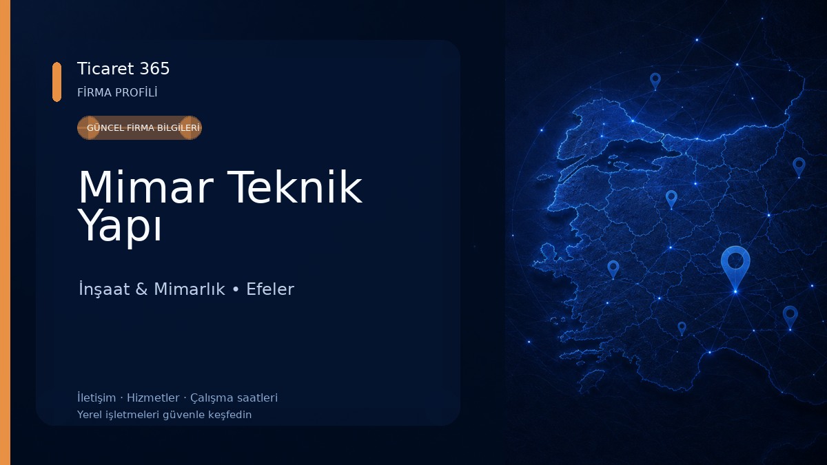 Mimar Teknik Yapı