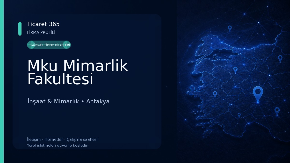 Mku Mimarlik Fakultesi