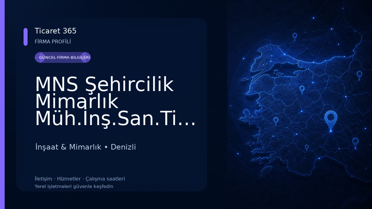 MNS Şehircilik Mimarlık Müh.İnş.San.Tic.Ltd.Şti. İnşaat & Mimarlık