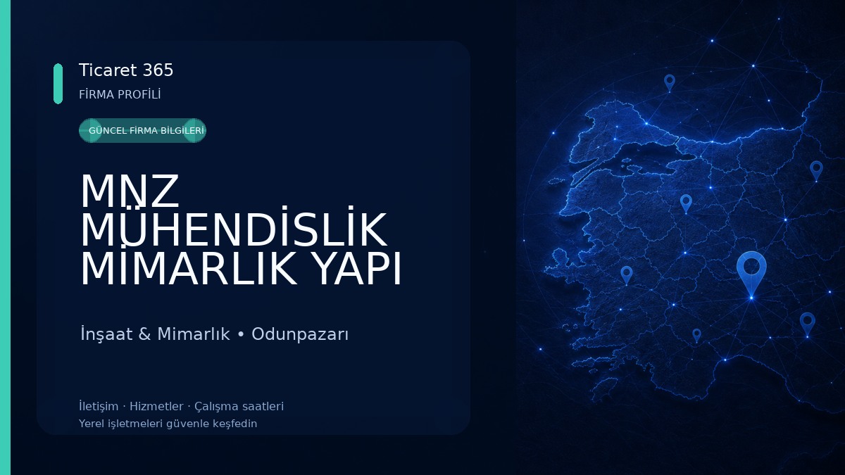 MNZ MÜHENDİSLİK MİMARLIK YAPI İNŞAAT GIDA SANAYİ VE TİCARET LİMİTED ŞİRKETİ. İnşaat & Mimarlık