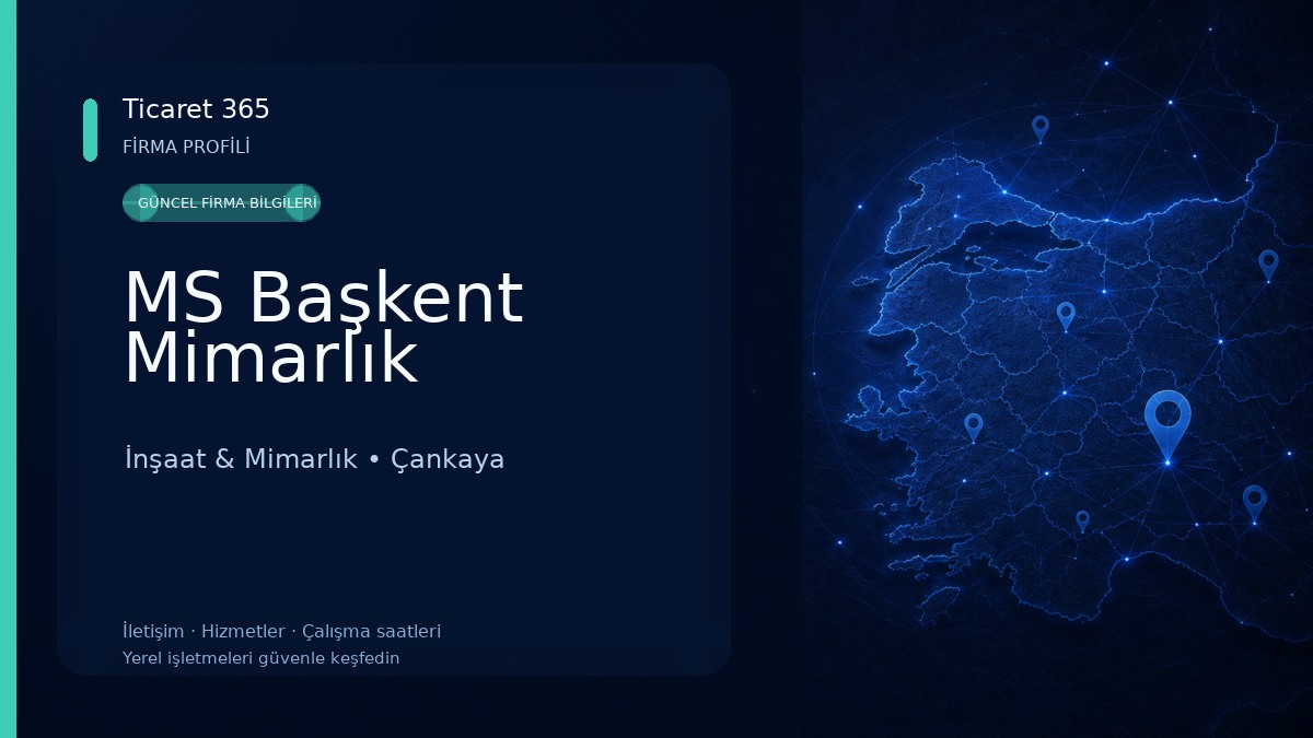 MS Başkent Mimarlık İnşaat & Mimarlık