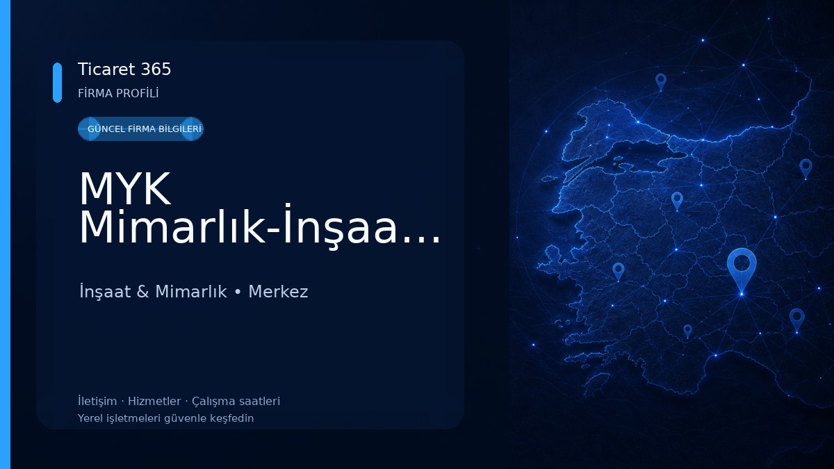 MYK Mimarlık-İnşaat-Restorasyon İnşaat & Mimarlık