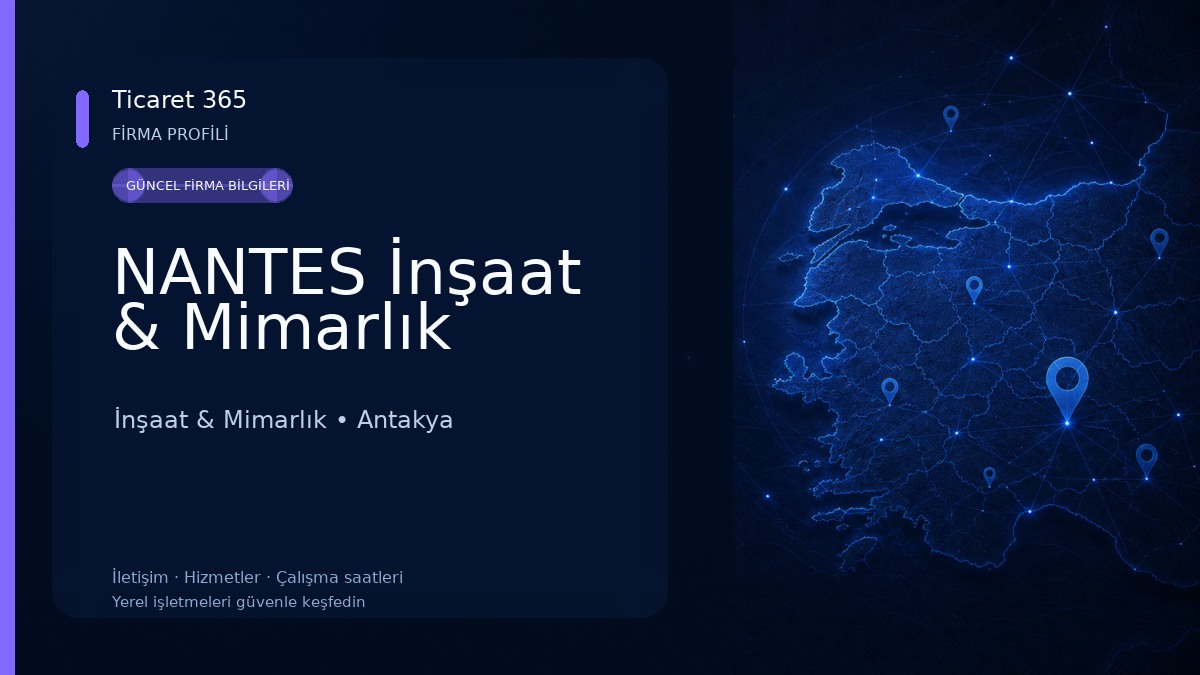 NANTES İnşaat & Mimarlık İnşaat & Mimarlık