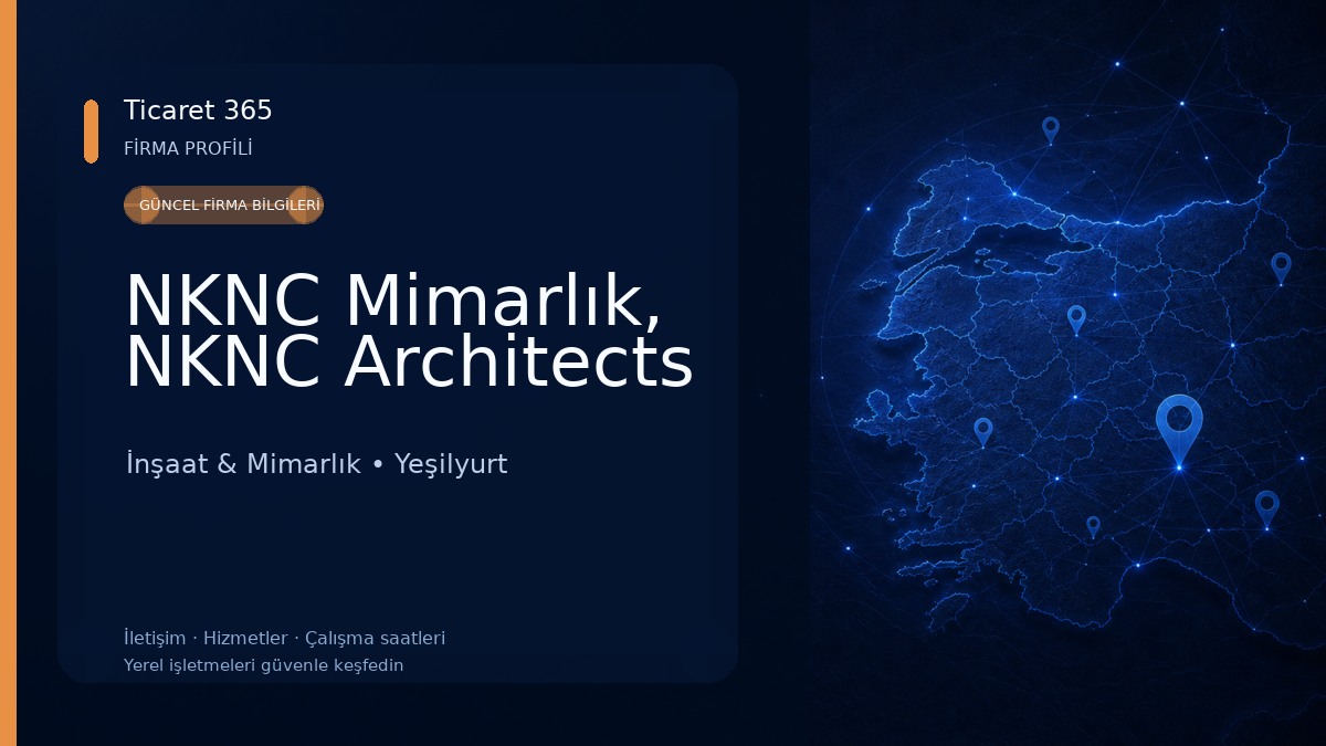 NKNC Mimarlık, NKNC Architects İnşaat & Mimarlık