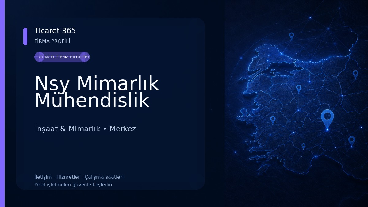 Nsy Mimarlık Mühendislik İnşaat & Mimarlık