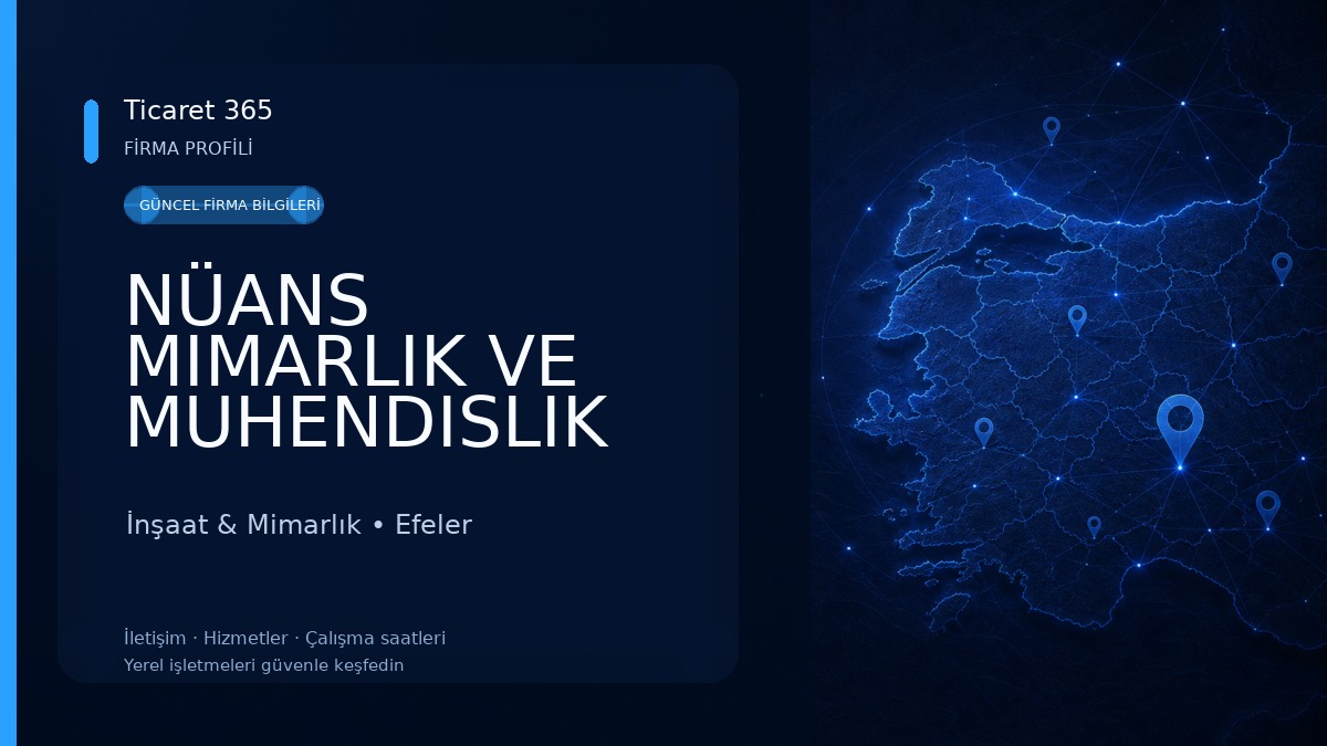 NÜANS MIMARLIK VE MUHENDISLIK İnşaat & Mimarlık