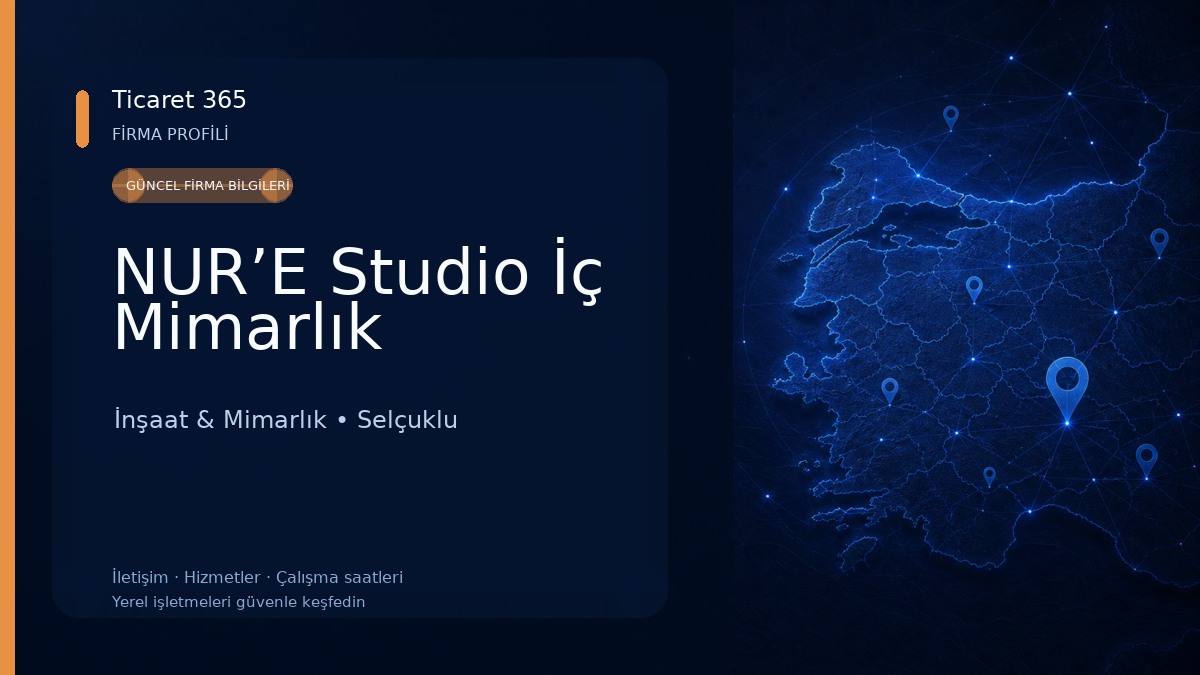 NUR’E Studio İç Mimarlık İnşaat & Mimarlık