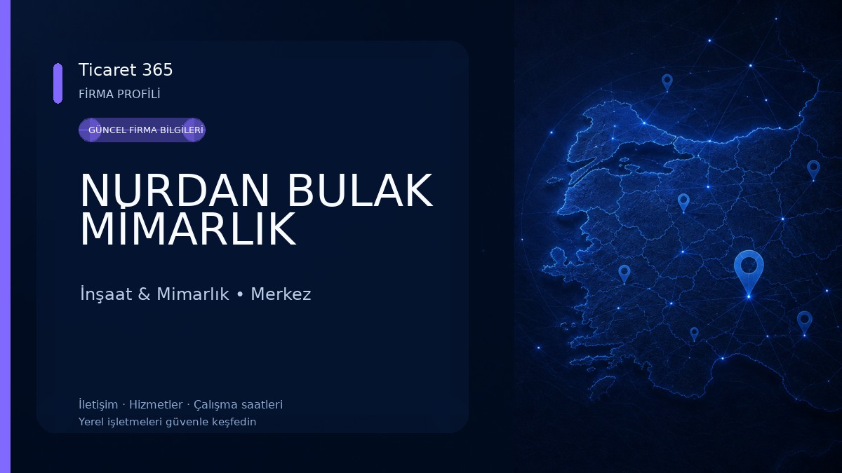 NURDAN BULAK MİMARLIK İnşaat & Mimarlık