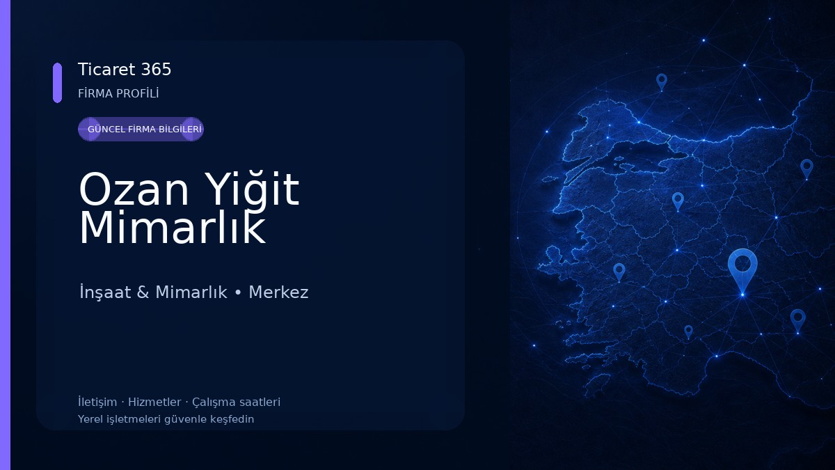 Ozan Yiğit Mimarlık İnşaat & Mimarlık