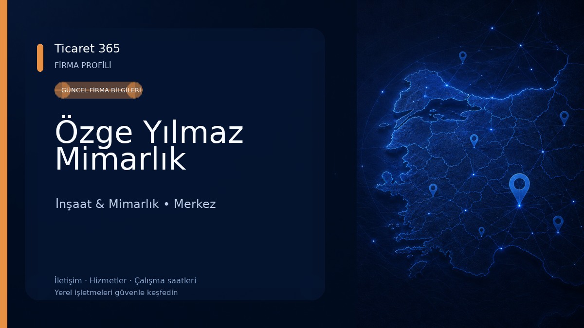 Özge Yılmaz Mimarlık İnşaat & Mimarlık
