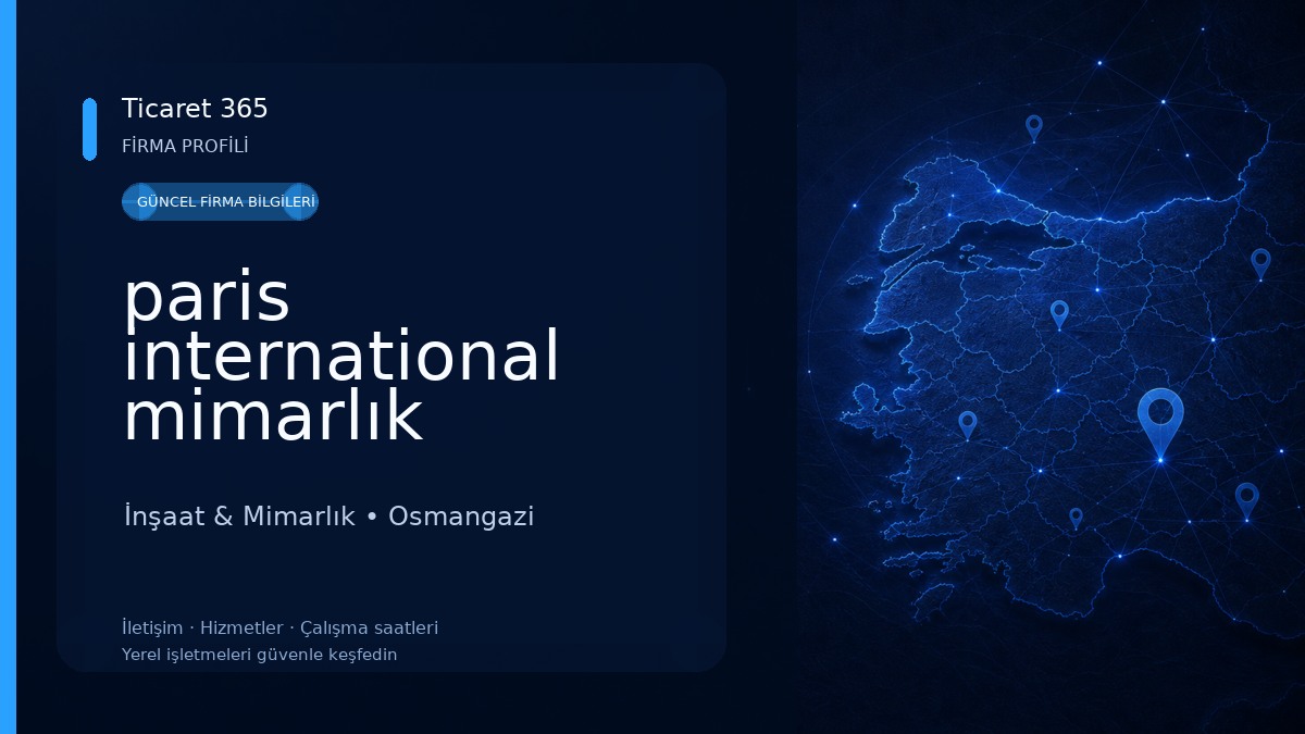 paris international mimarlık İnşaat & Mimarlık