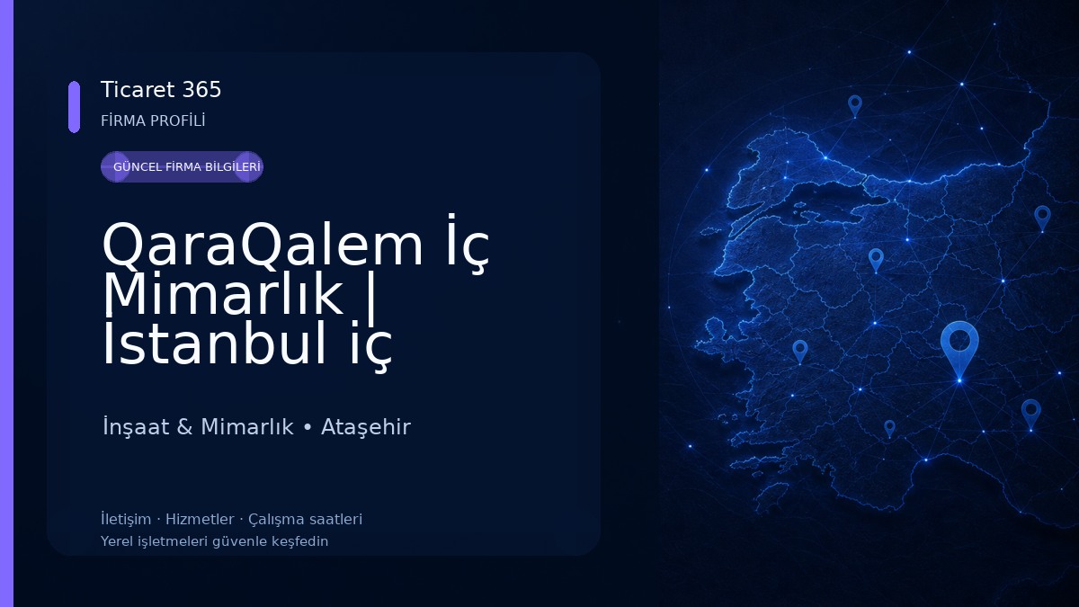 QaraQalem İç Mimarlık | İstanbul iç mimarlık ofisi | Proje Tasarım ve Uygulama İnşaat & Mimarlık