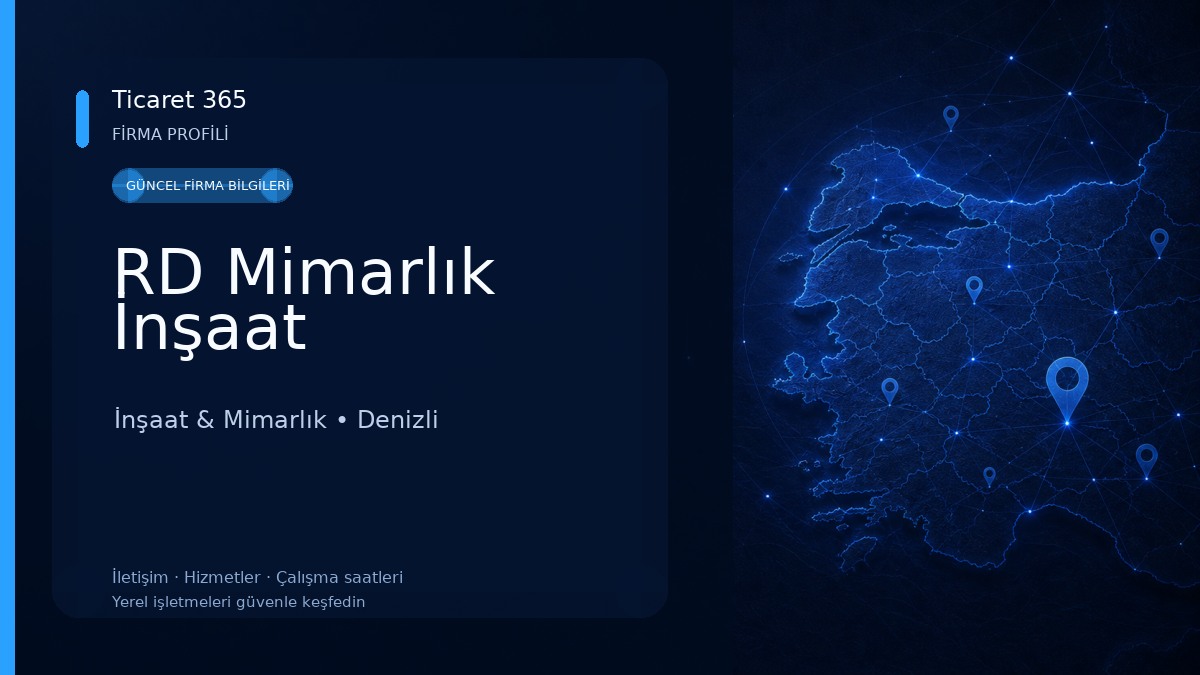 RD Mimarlık İnşaat İnşaat & Mimarlık