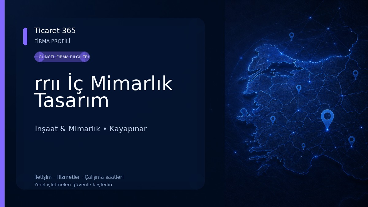 rrıı İç Mimarlık Tasarım