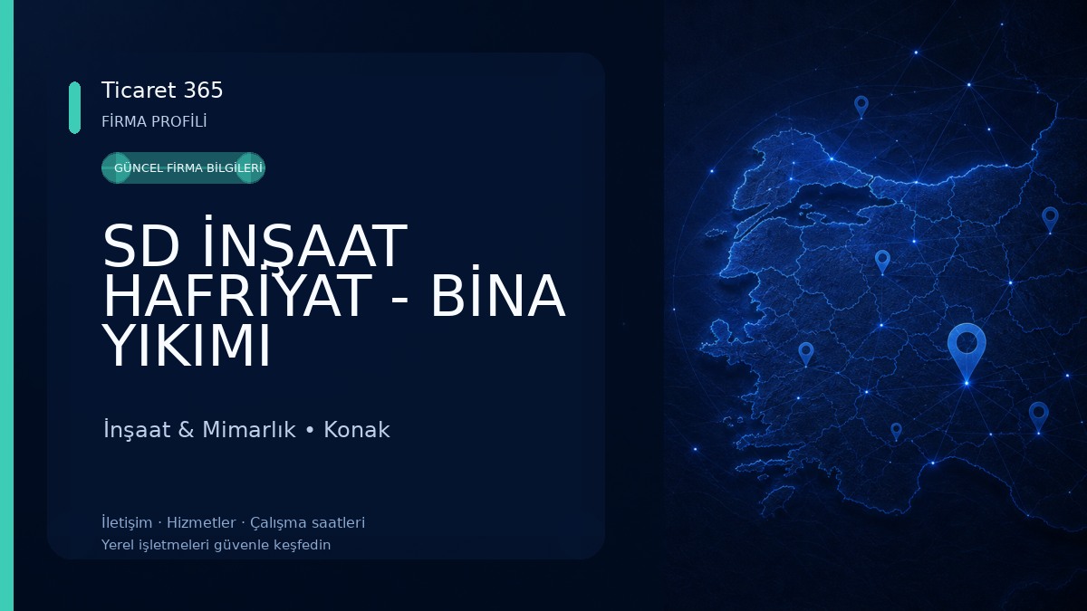 SD İNŞAAT HAFRİYAT - BİNA YIKIMI