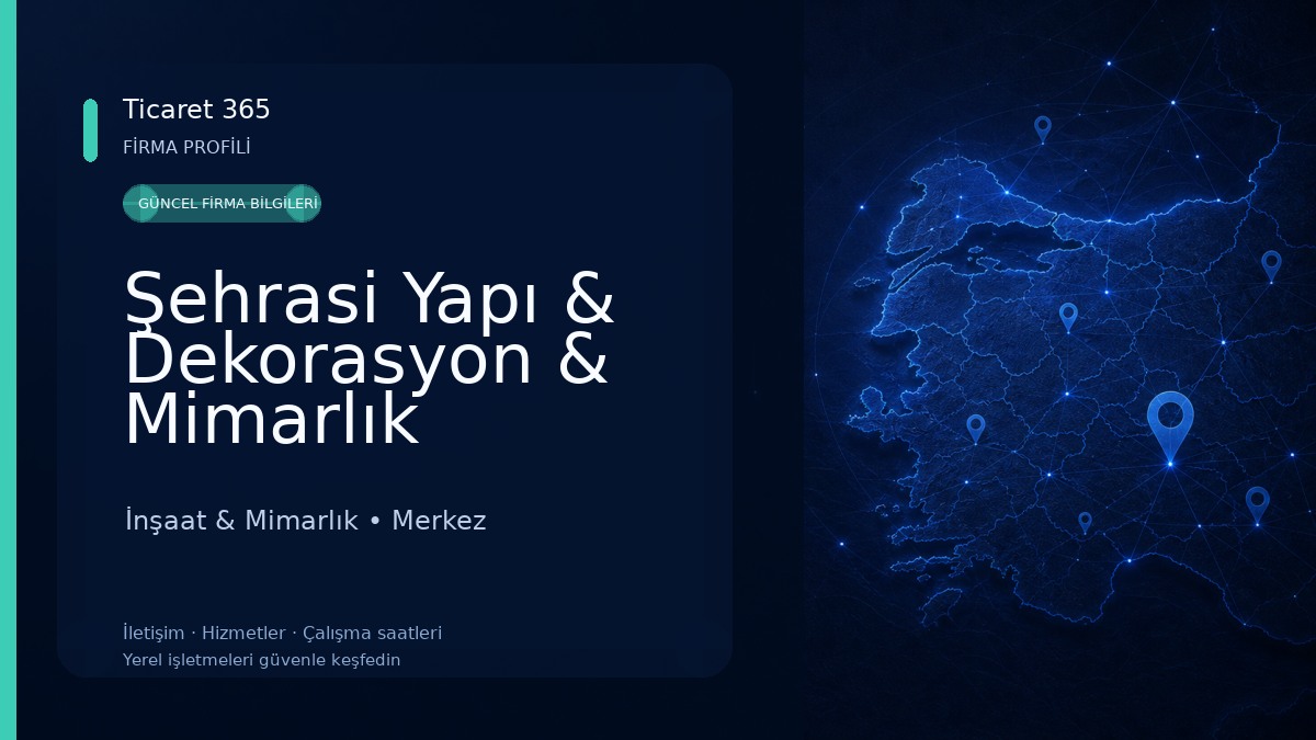 Şehrasi Yapı & Dekorasyon & Mimarlık