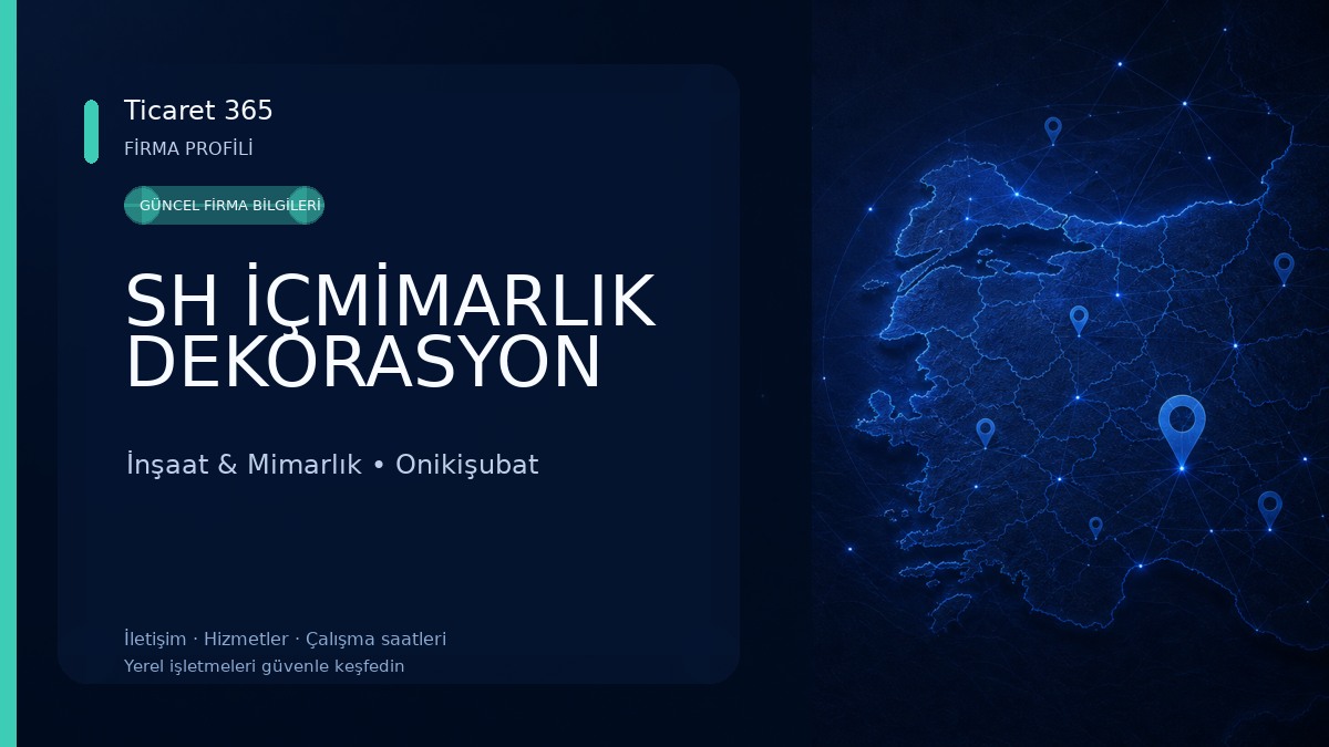 SH İÇMİMARLIK DEKORASYON İnşaat & Mimarlık