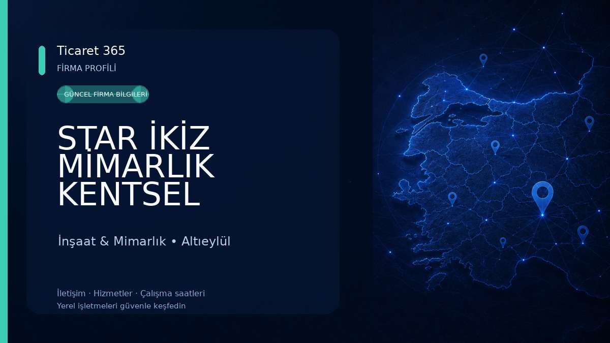 STAR İKİZ MİMARLIK KENTSEL DÖNÜŞÜM MÜHENDİSLİK İNŞAAT