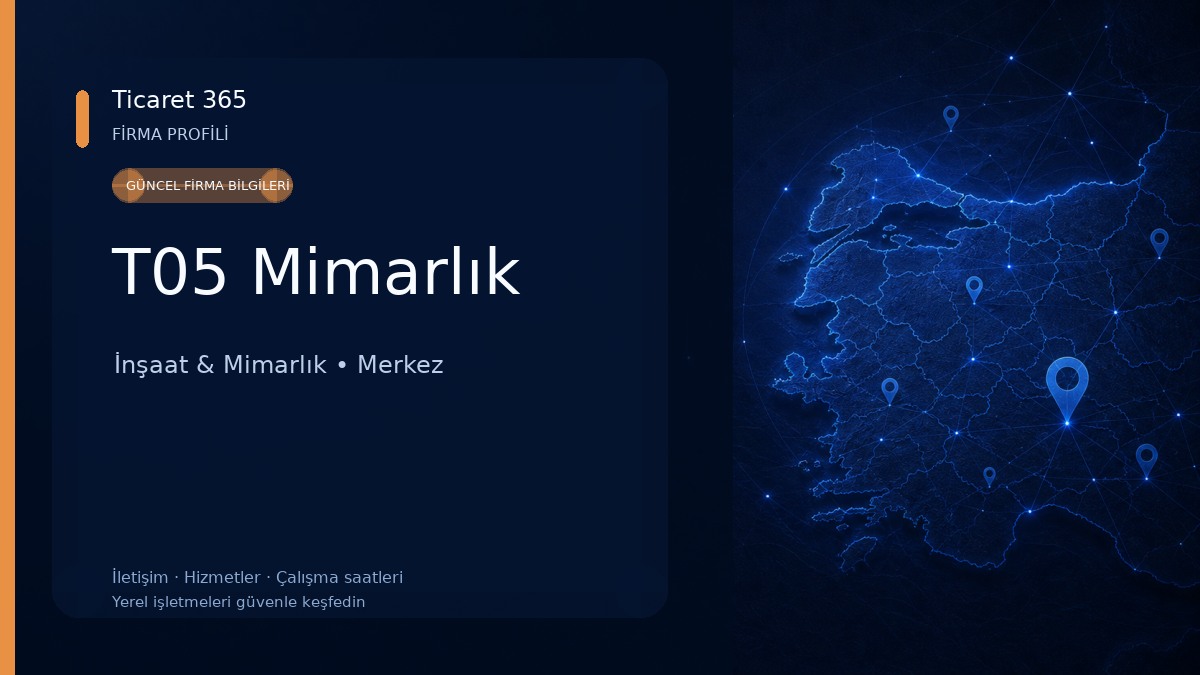 T05 Mimarlık İnşaat & Mimarlık