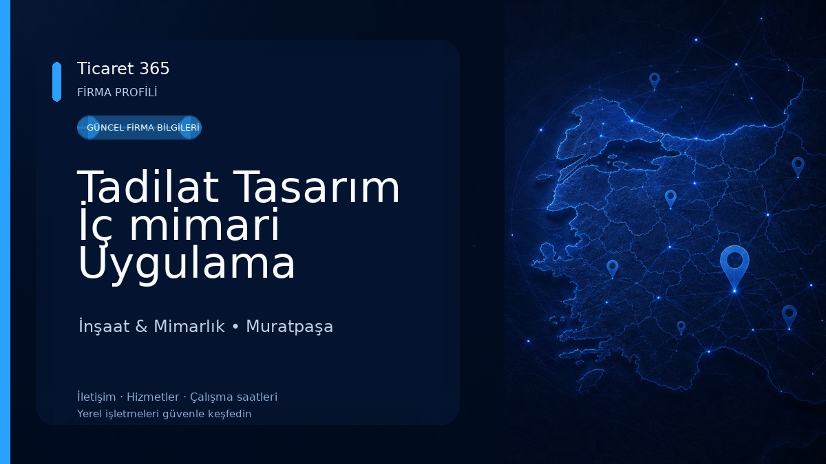 Tadilat Tasarım İç mimari Uygulama Antalya FeD Global Yapı İnşaat & Mimarlık