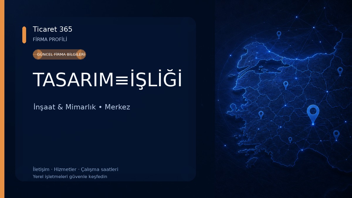 TASARIM≡İŞLİĞİ İnşaat & Mimarlık