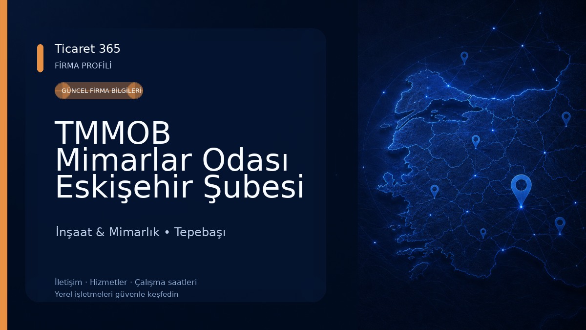 TMMOB Mimarlar Odası Eskişehir Şubesi İnşaat & Mimarlık