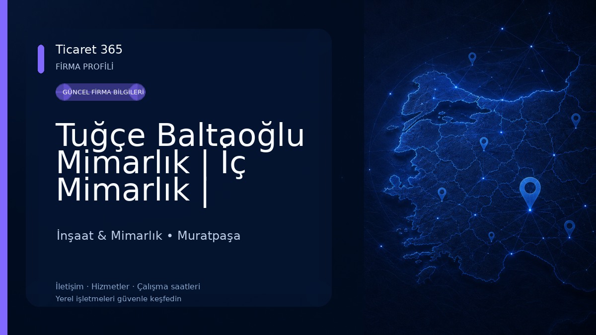 Tuğçe Baltaoğlu Mimarlık | İç Mimarlık | Antalya 