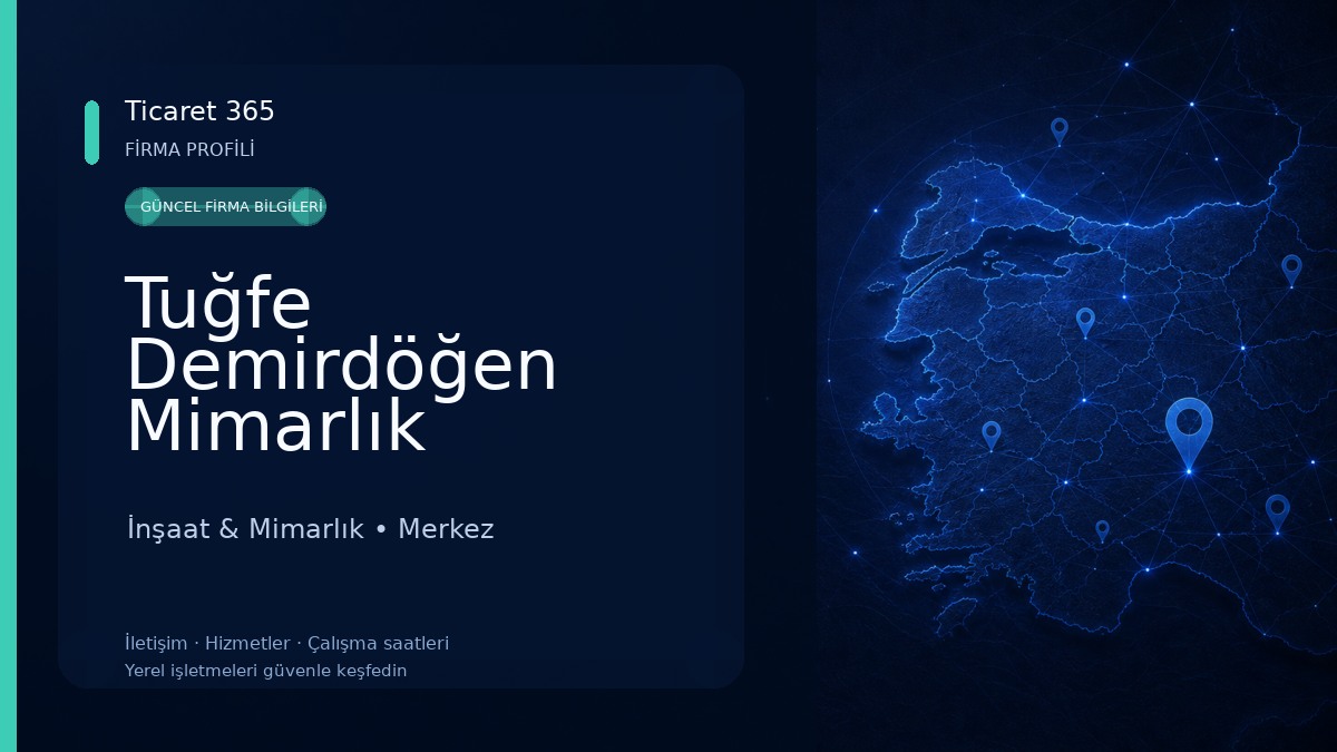 Tuğfe Demirdöğen Mimarlık İnşaat & Mimarlık