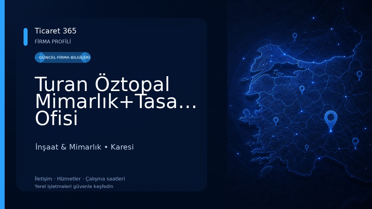Turan Öztopal Mimarlık+Tasarım Ofisi