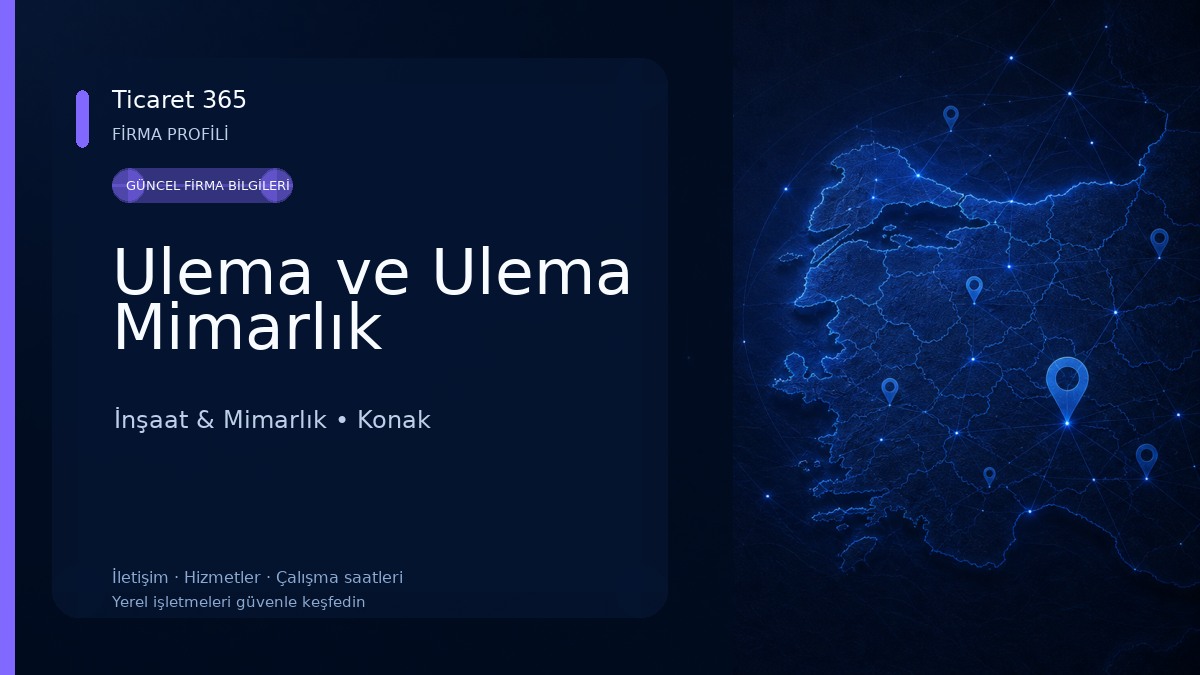 Ulema ve Ulema Mimarlık 