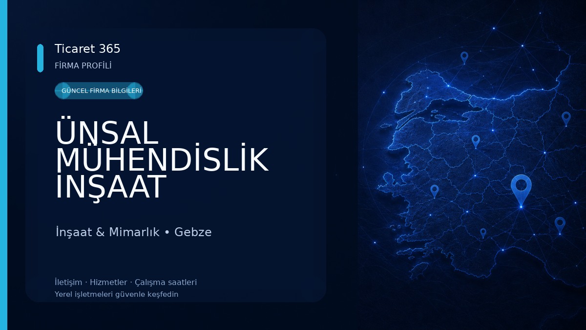 ÜNSAL MÜHENDİSLİK İNŞAAT MİMARLIK SANAYI TİCARET LTD. STİ. İnşaat & Mimarlık