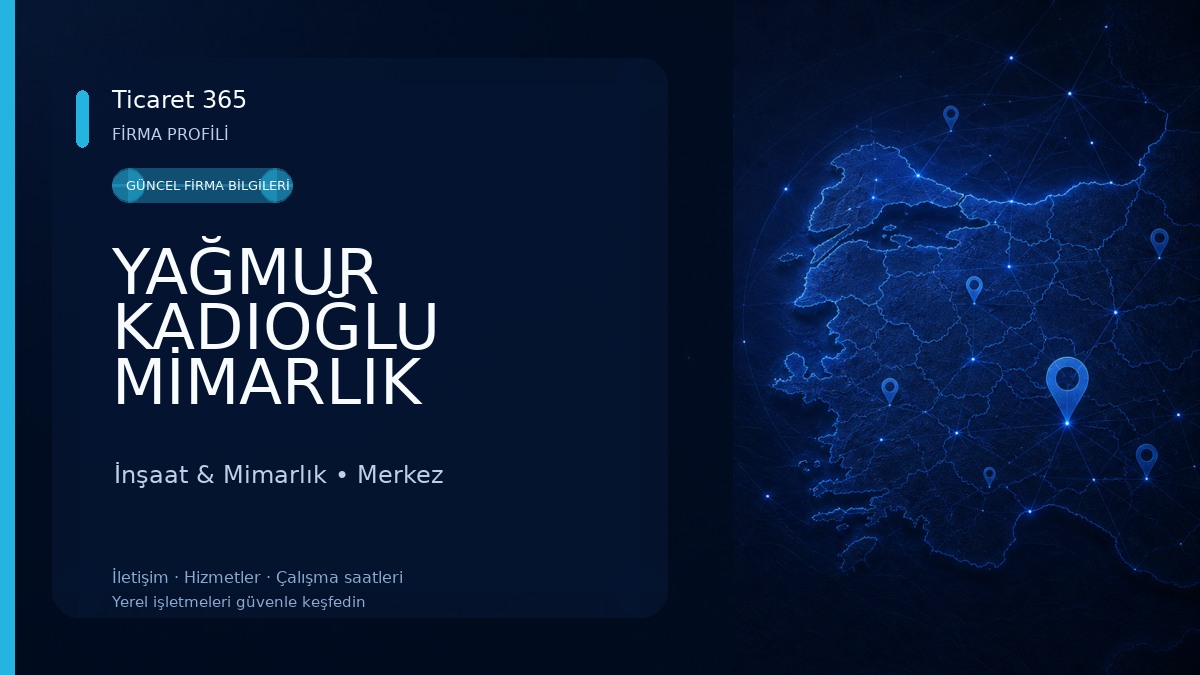 YAĞMUR KADIOĞLU MİMARLIK