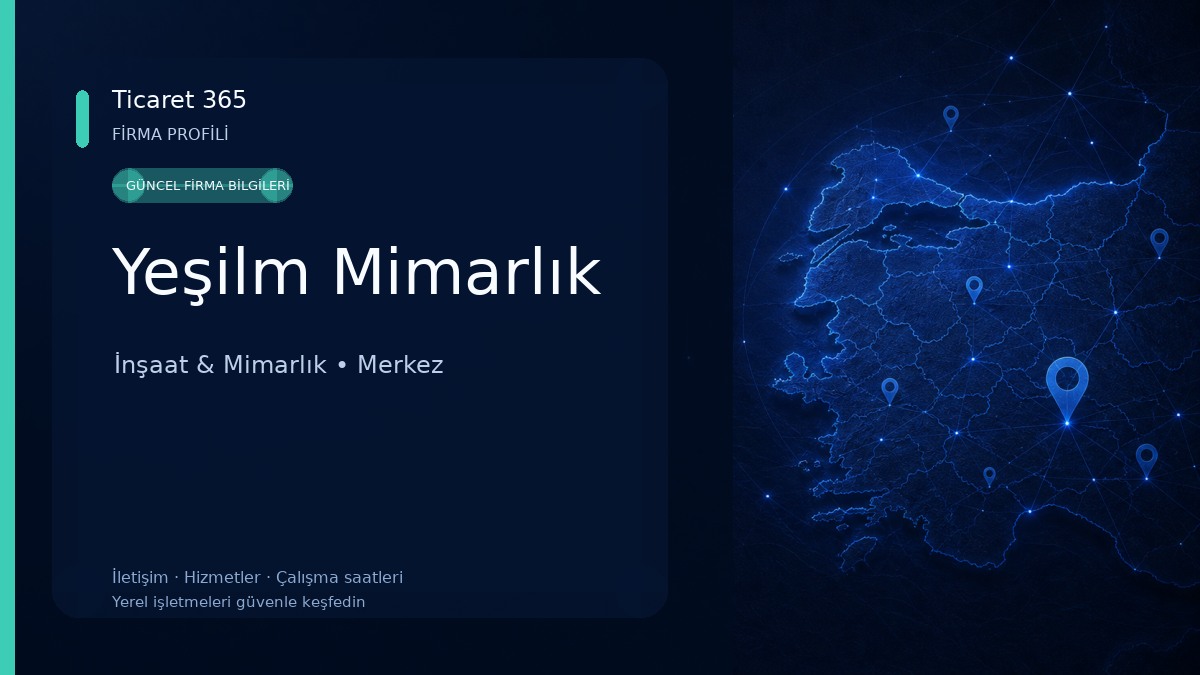 Yeşilm Mimarlık İnşaat & Mimarlık