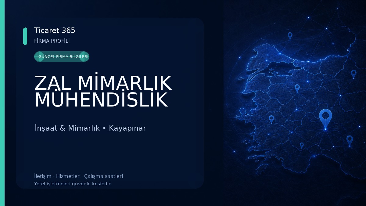 ZAL MİMARLIK MÜHENDİSLİK İnşaat & Mimarlık